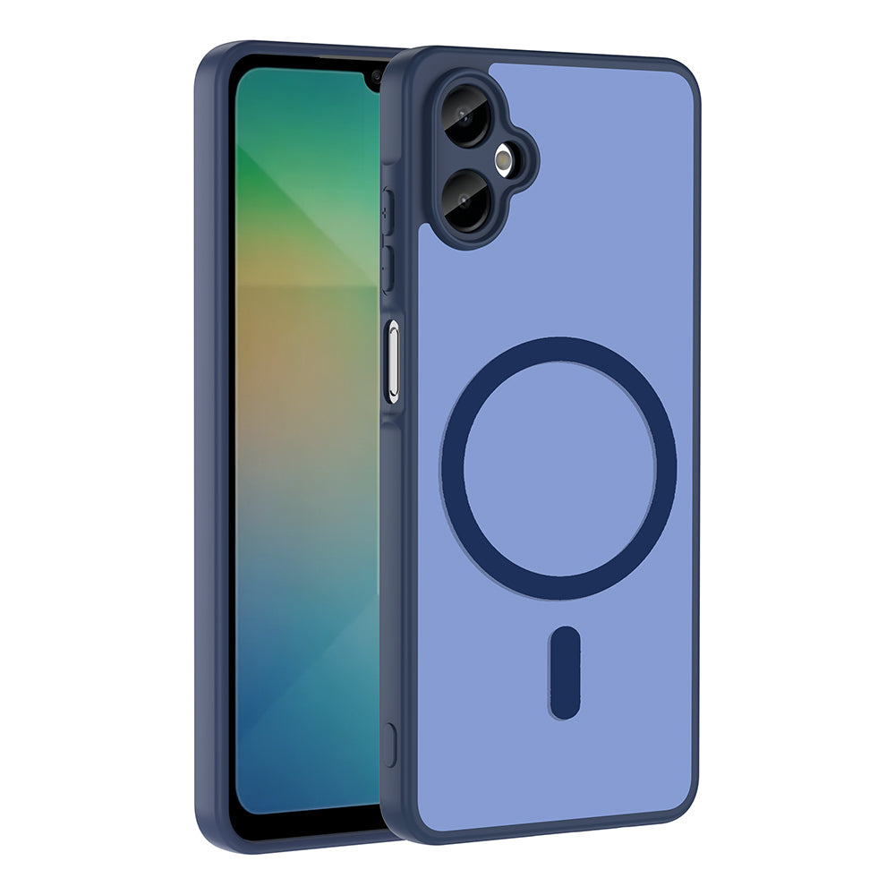 Galaxy A06 Kılıf M-safe Şarj Özellikli Zore Babet Kapak Lacivert