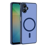 Galaxy A06 Kılıf M-safe Şarj Özellikli Zore Babet Kapak Lacivert