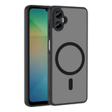 Galaxy A06 Kılıf M-safe Şarj Özellikli Zore Babet Kapak Siyah