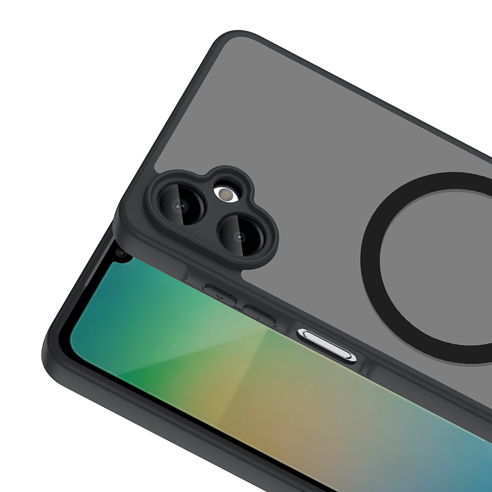 Galaxy A06 Kılıf M-safe Şarj Özellikli Zore Babet Kapak Siyah