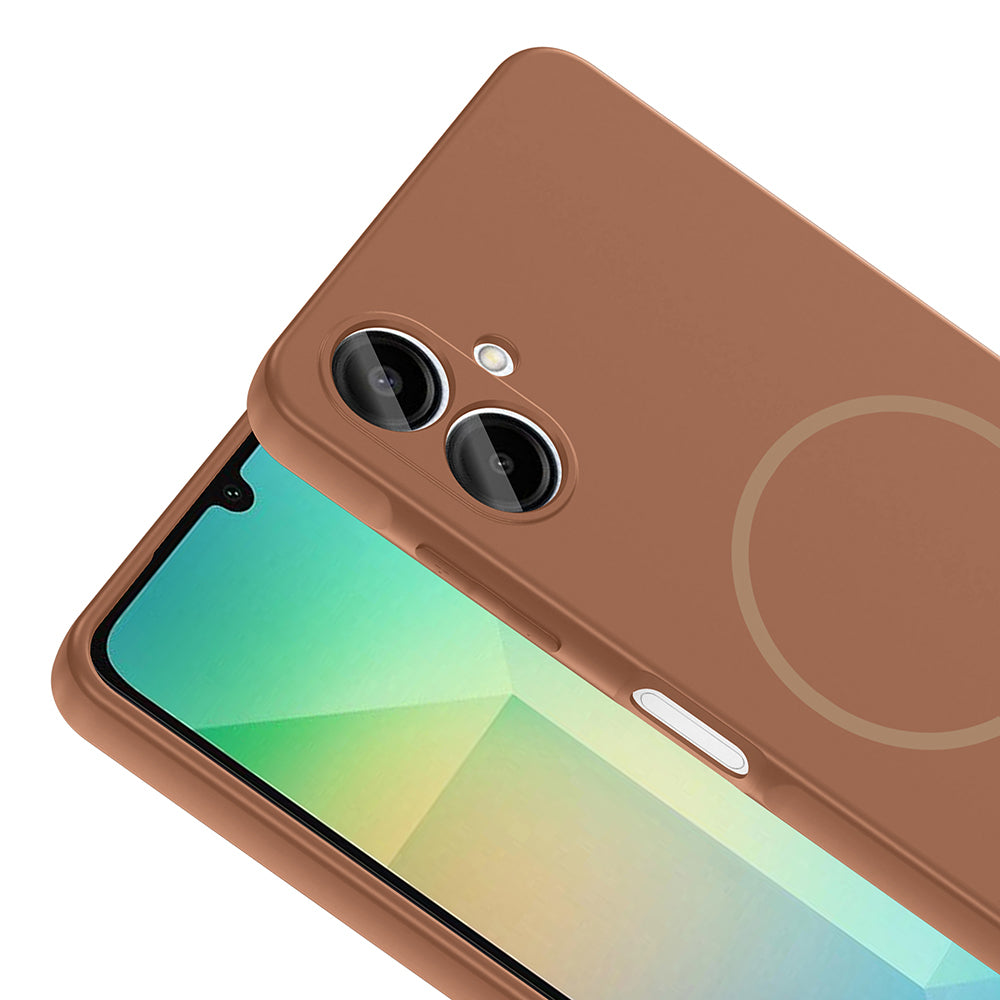 Galaxy A06 Kılıf M-safe Şarj Özellikli Zore Meta Kapak Siyah