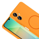 Galaxy A06 Kılıf M-safe Şarj Özellikli Zore Meta Kapak Lacivert