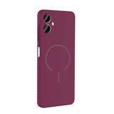 Galaxy A06 Kılıf M-safe Şarj Özellikli Zore Meta Kapak Rose Pembe