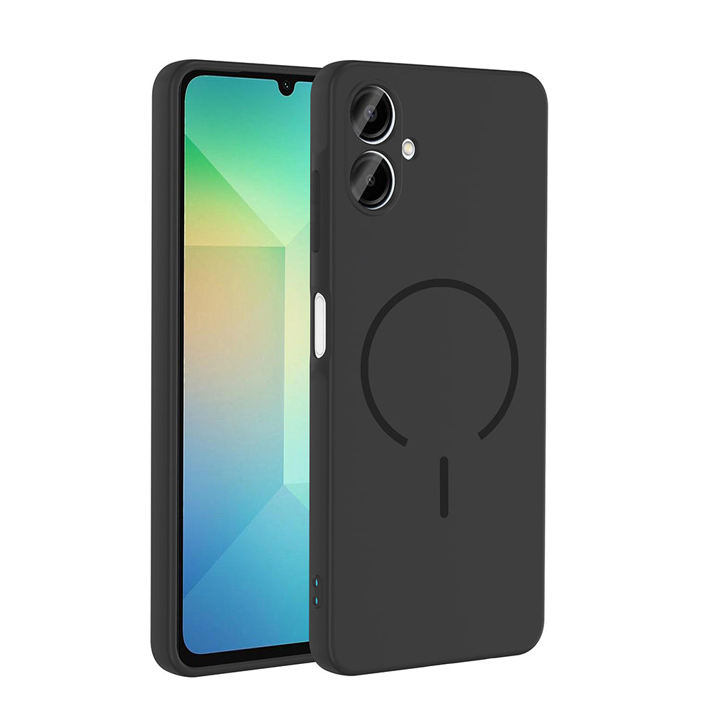 Galaxy A06 Kılıf M-safe Şarj Özellikli Zore Meta Kapak Titanyum-Gri