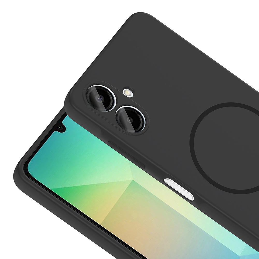 Galaxy A06 Kılıf M-safe Şarj Özellikli Zore Meta Kapak Rose Pembe