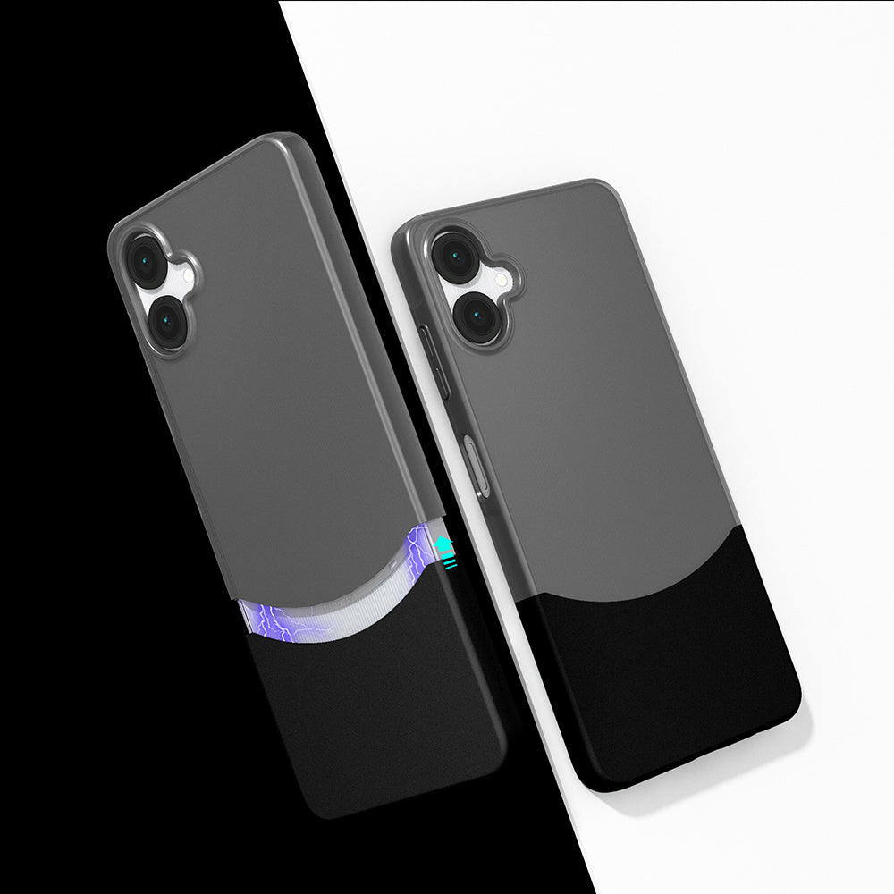 Galaxy A06 Kılıf Mıknatıslı Zore Duble Kapak Siyah