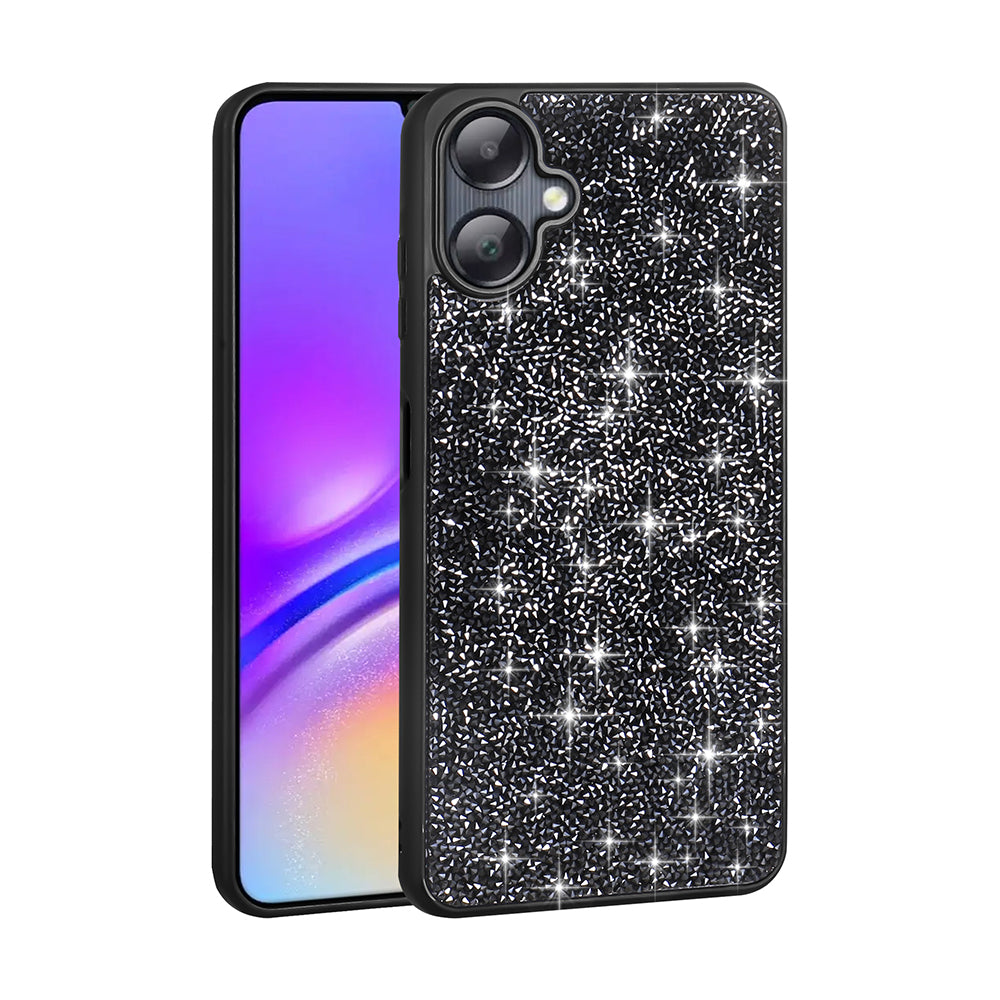 Galaxy A06 Kılıf Parlak Taşlı Tasarım Zore Pırlanta Kapak Beyaz