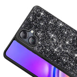 Galaxy A06 Kılıf Parlak Taşlı Tasarım Zore Pırlanta Kapak Gri