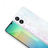 Galaxy A06 Kılıf Şeffaf Figürlü Zore Folk Sert Kapak Çilek