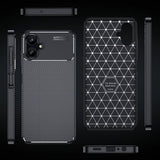 Galaxy A06 Kılıf Zore Negro Silikon Kapak Siyah