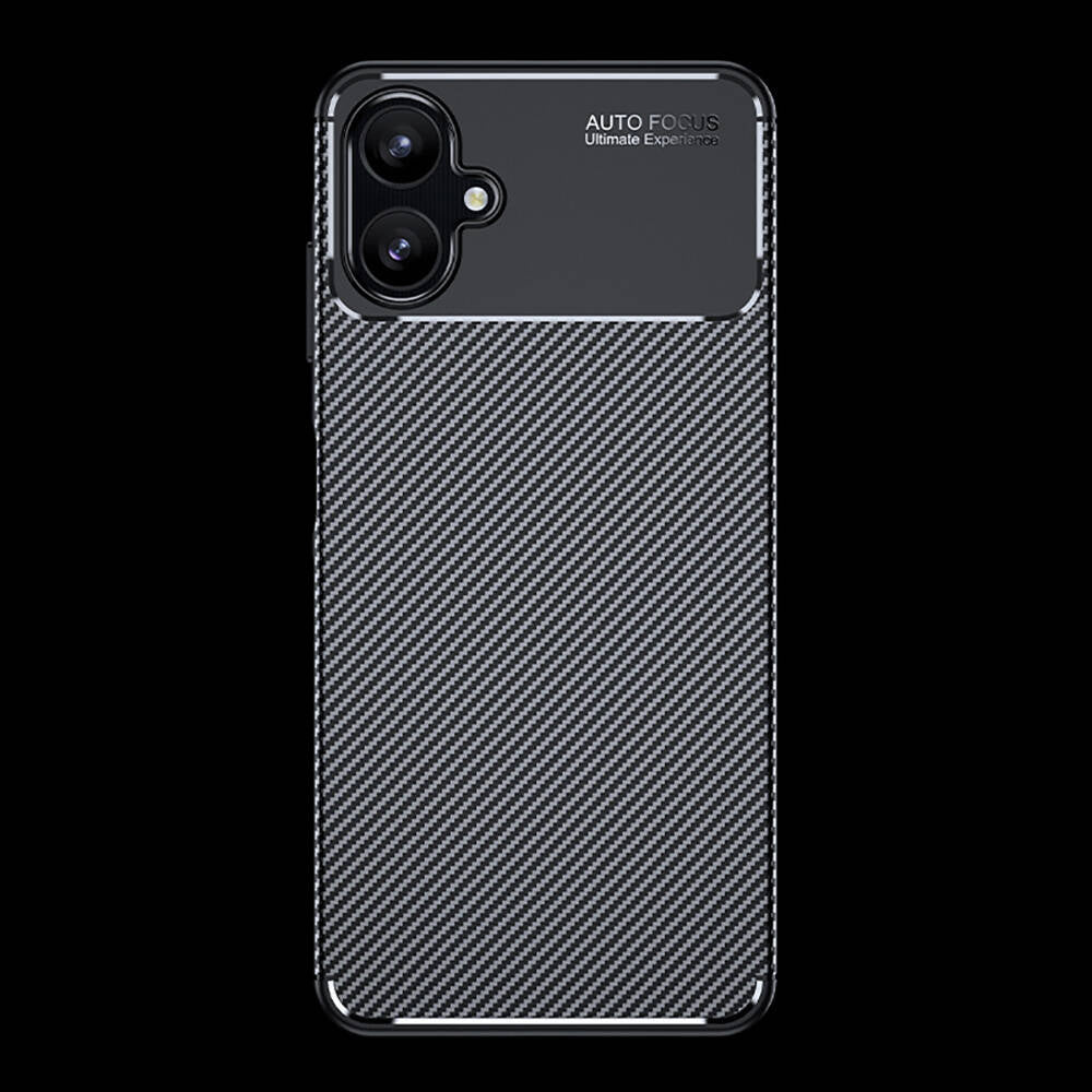 Galaxy A06 Kılıf Zore Negro Silikon Kapak Siyah