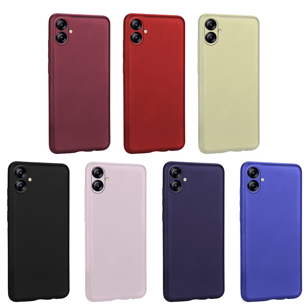 Galaxy A06 Kılıf Zore Premier Silikon Kapak Saks Mavi