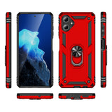 Galaxy A06 Kılıf Zore Vega Kapak Kırmızı