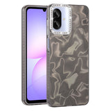 Galaxy A07 Kılıf Airbagli Parlak Taş Detay Tasarımlı Esila Kapak Siyah