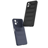 Galaxy A07 Kılıf Esnek TPU Oyuklu Arka Yüzey Tasarımlı Zore Etnik Silikon Kapak Siyah