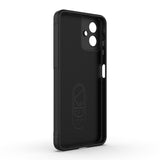 Galaxy A07 Kılıf Esnek TPU Oyuklu Arka Yüzey Tasarımlı Zore Etnik Silikon Kapak Siyah