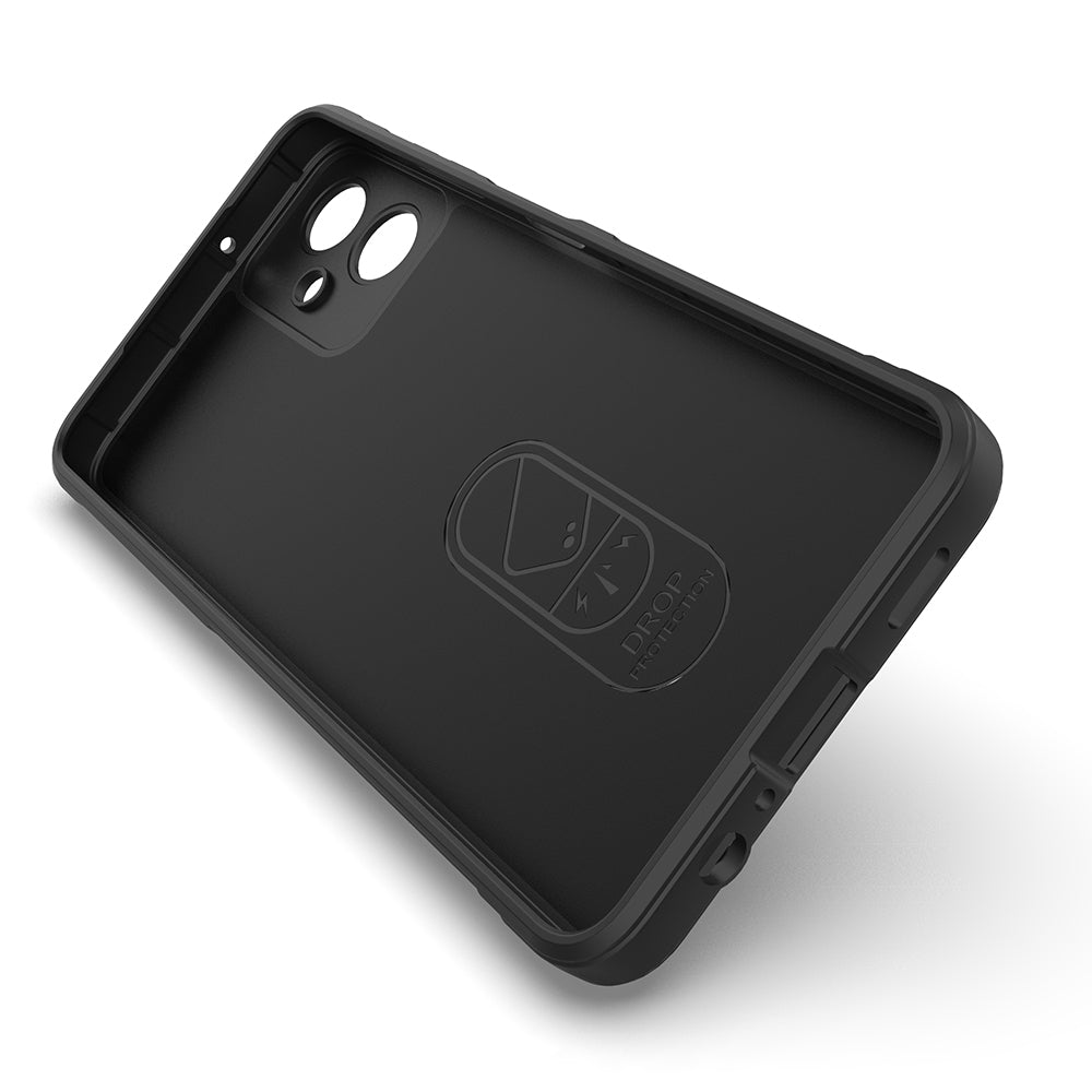 Galaxy A07 Kılıf Esnek TPU Oyuklu Arka Yüzey Tasarımlı Zore Etnik Silikon Kapak Lacivert