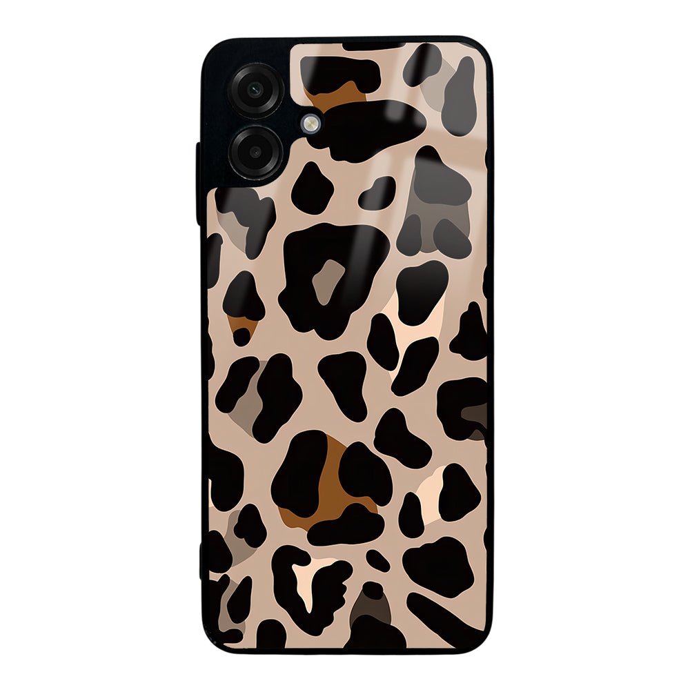 Galaxy A07 Kılıf Kamera Korumalı Desenli Lusi Kapak Leopar