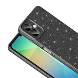 Galaxy A07 Kılıf Kamera Korumalı Simli Lüks Zore Koton Kapak Açık Pembe