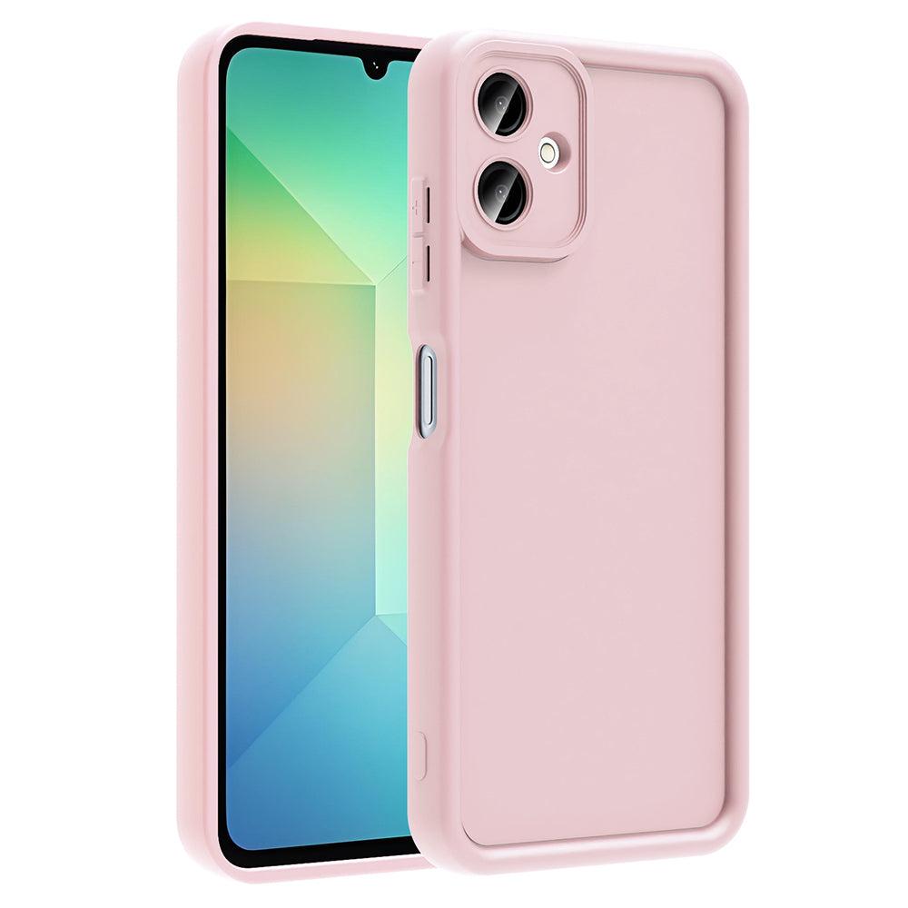 Galaxy A07 Kılıf Kamera Korumalı Ananas Kapak Pembe