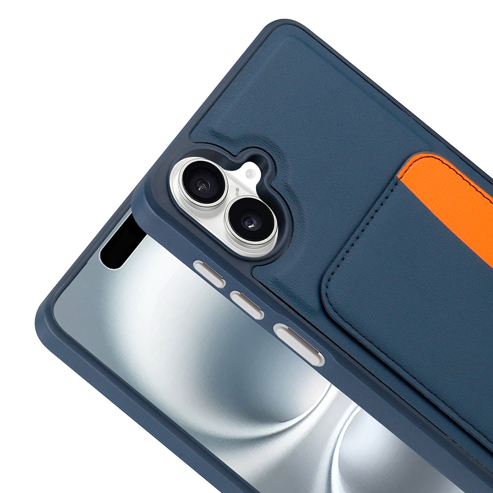 Galaxy A07 Kılıf Kartlıklı Zore X-Kart Silikon Kapak Kahverengi