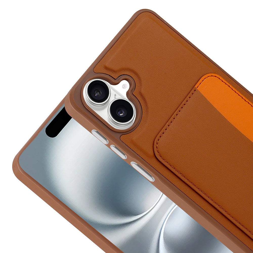 Galaxy A07 Kılıf Kartlıklı Zore X-Kart Silikon Kapak Koyu Gri