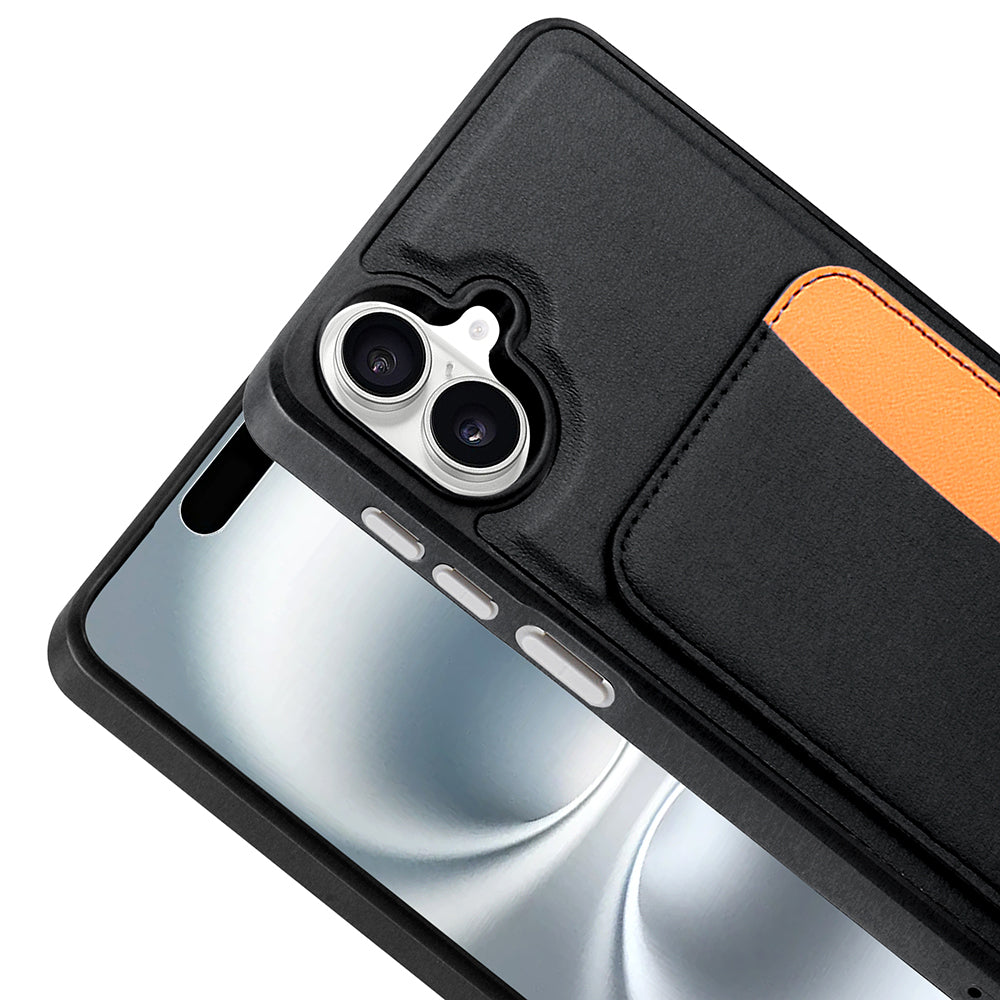 Galaxy A07 Kılıf Kartlıklı Zore X-Kart Silikon Kapak Koyu Gri