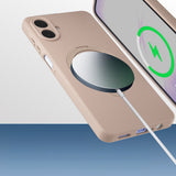 Galaxy A07 Kılıf M-safe Şarj Özellikli Standlı Zore Samara Kapak Siyah