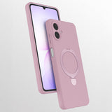 Galaxy A07 Kılıf M-safe Şarj Özellikli Standlı Zore Samara Kapak Lacivert