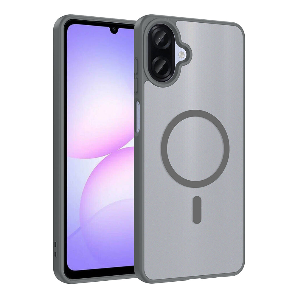 Galaxy A07 Kılıf M-safe Şarj Özellikli Babet Kapak Gri