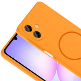 Galaxy A07 Kılıf M-safe Şarj Özellikli Zore Meta Kapak Rose Pembe