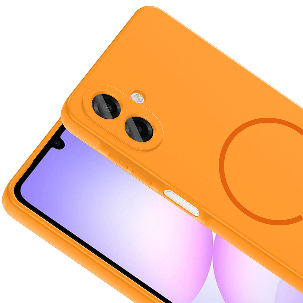 Galaxy A07 Kılıf M-safe Şarj Özellikli Zore Meta Kapak Lacivert