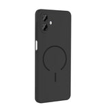 Galaxy A07 Kılıf M-safe Şarj Özellikli Zore Meta Kapak Siyah