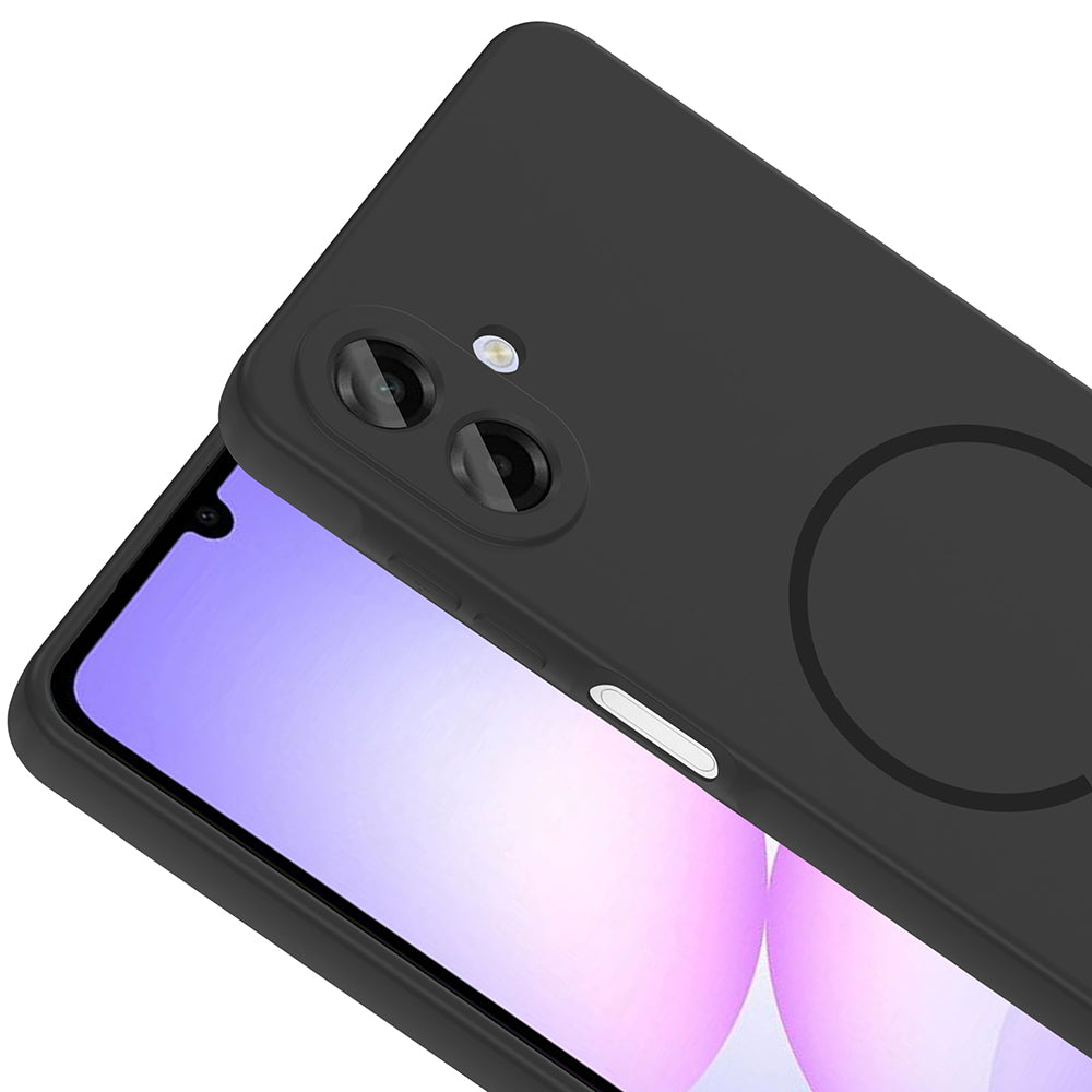 Galaxy A07 Kılıf M-safe Şarj Özellikli Zore Meta Kapak Rose Pembe