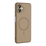 Galaxy A07 Kılıf M-safe Şarj Özellikli Zore Tea Kapak Gold