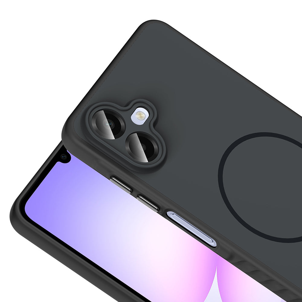 Galaxy A07 Kılıf M-safe Şarj Özellikli Zore Tea Kapak Gold