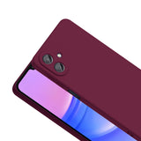 Galaxy A07 Kılıf Zore Mara Lansman Kapak Koyu Mor