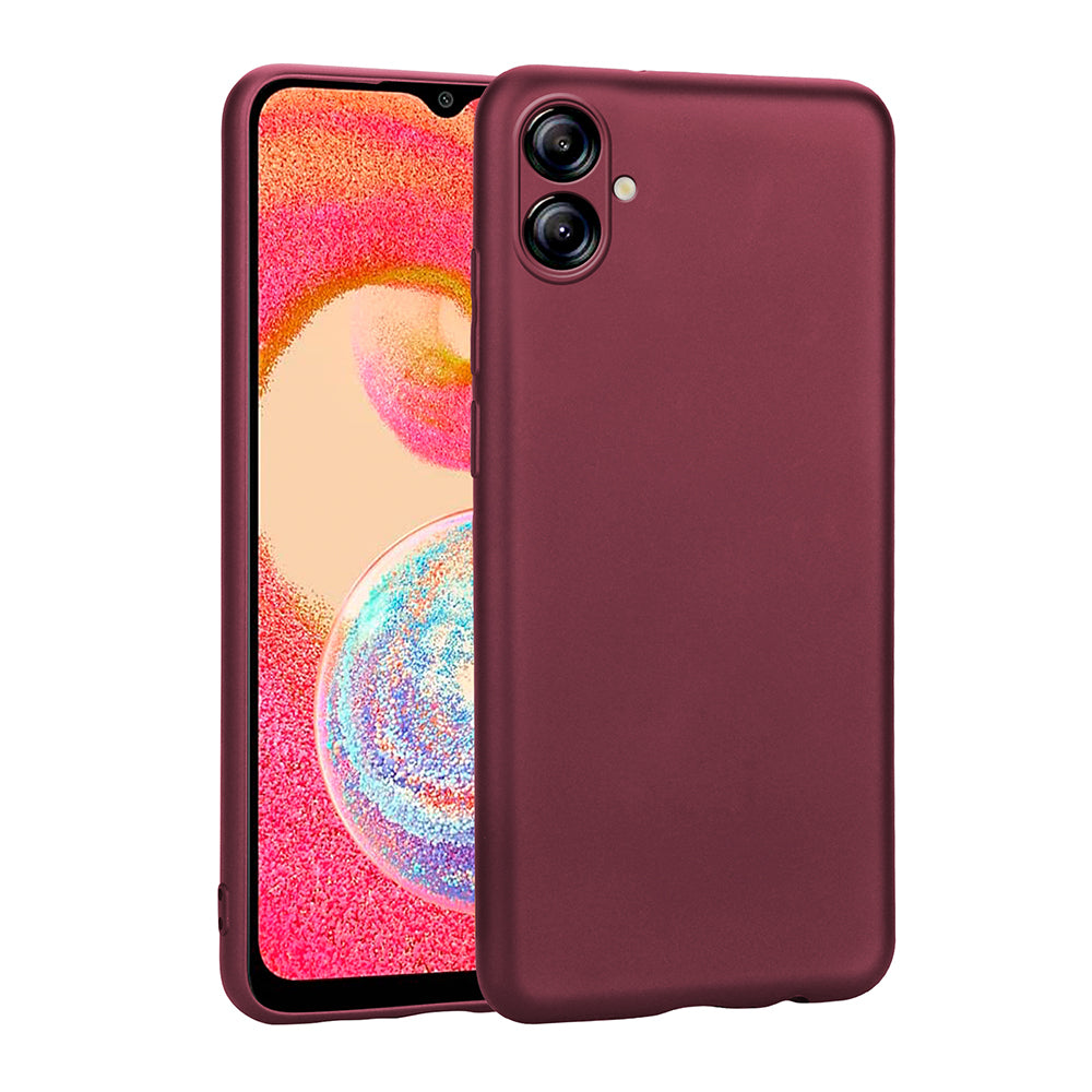 Galaxy A07 Kılıf Premier Silikon Kapak Mürdüm