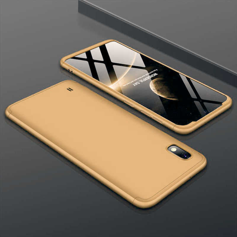 Galaxy A10 Kılıf Zore Ays Kapak Gold