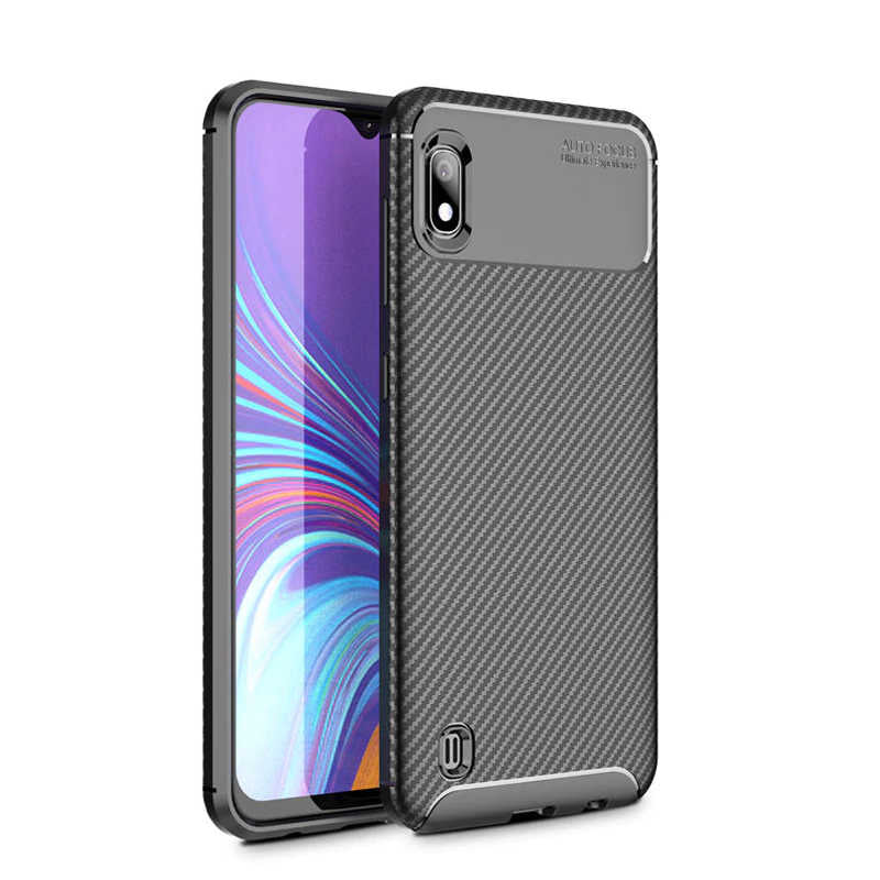 Galaxy A10 Kılıf Zore Negro Silikon Kapak Siyah