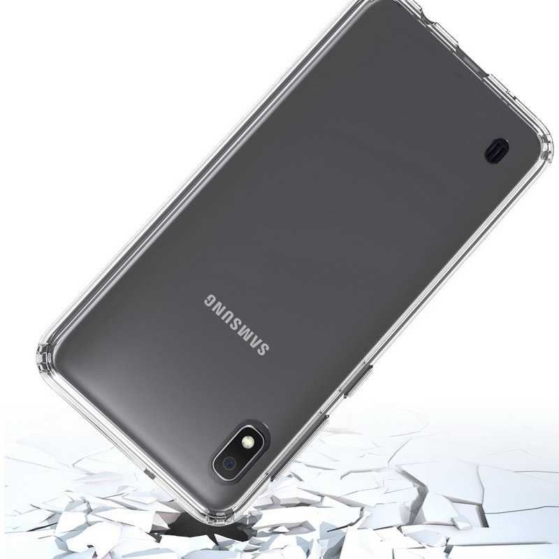 Galaxy A10 Kılıf Zore Nitro Anti Shock Silikon Renksiz