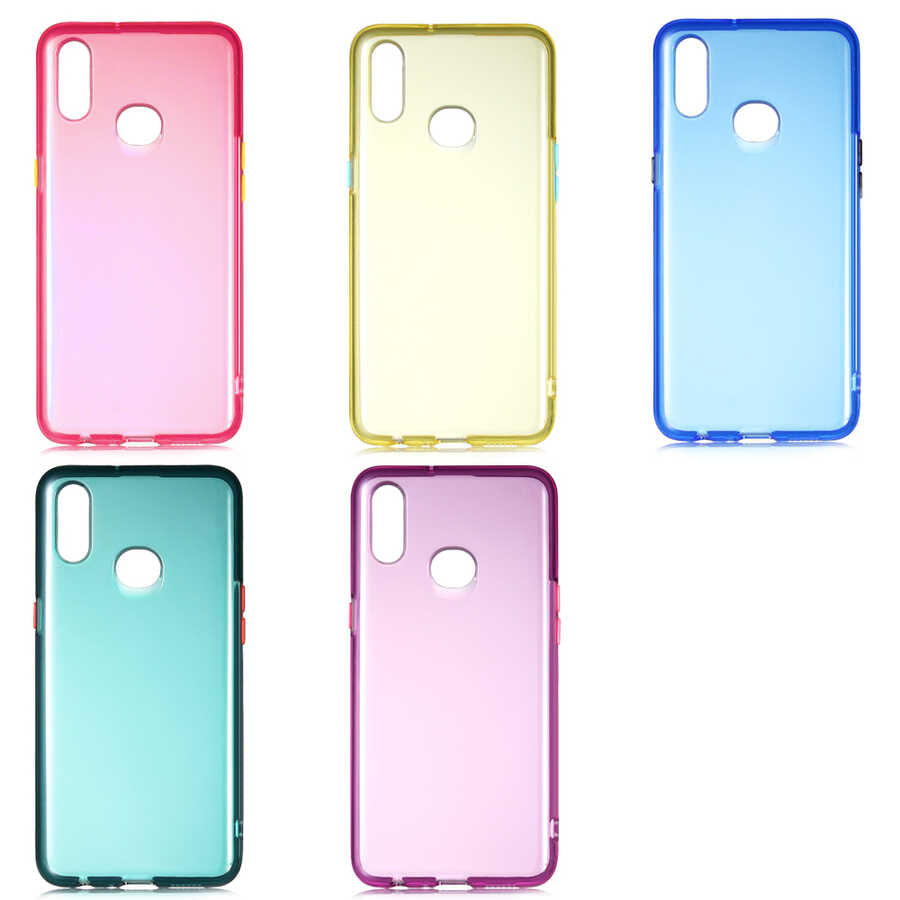 Galaxy A10S Kılıf Zore Bistro Kapak Pembe