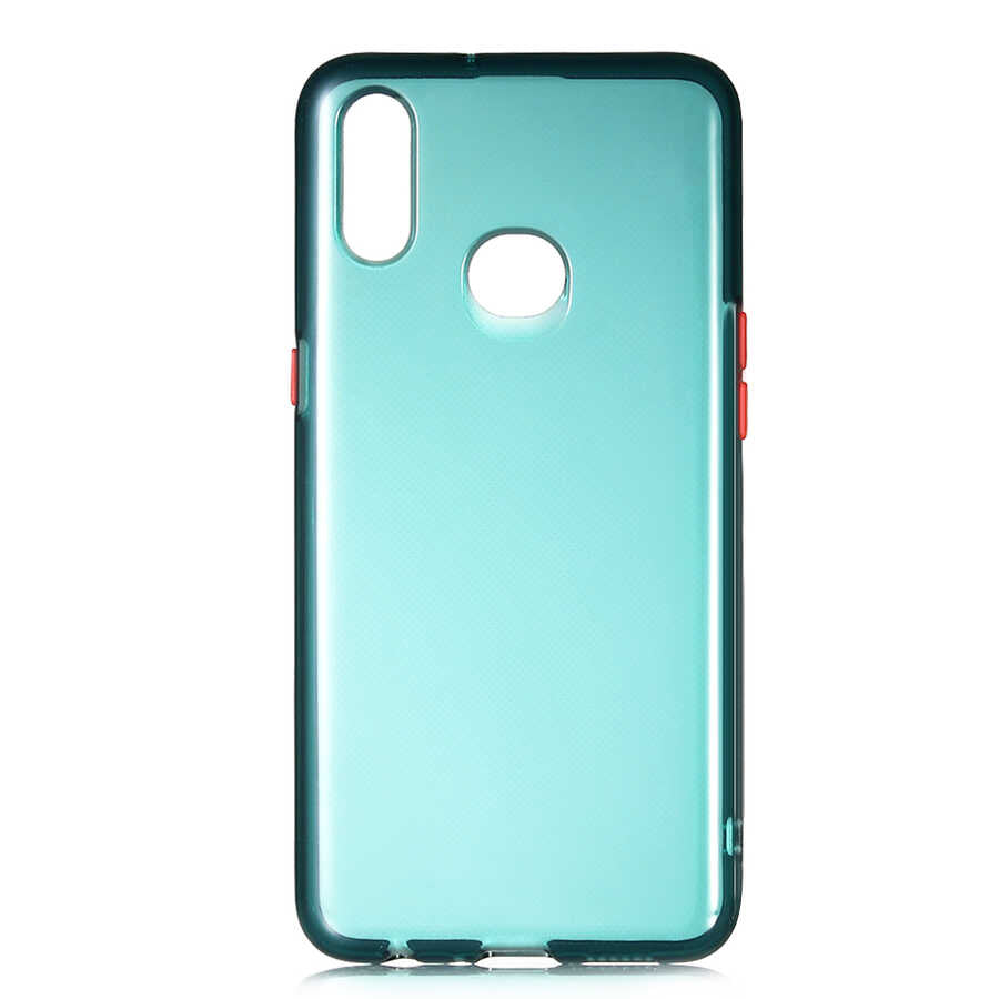 Galaxy A10S Kılıf Zore Bistro Kapak Koyu Yeşil
