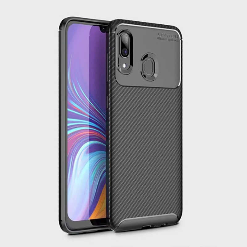 Galaxy A10S Kılıf Zore Negro Silikon Kapak Siyah