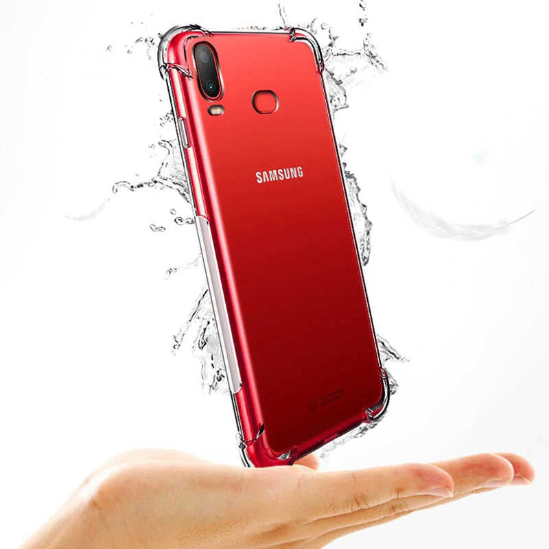 Galaxy A10S Kılıf Zore Nitro Anti Shock Silikon Renksiz
