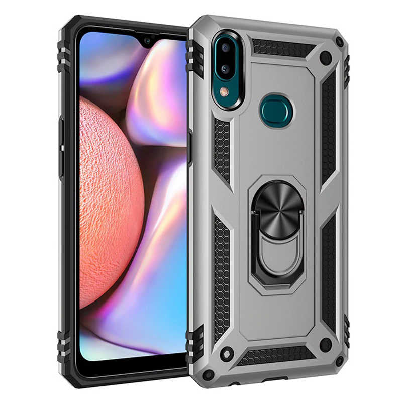 Galaxy A10S Kılıf Zore Vega Kapak Gold