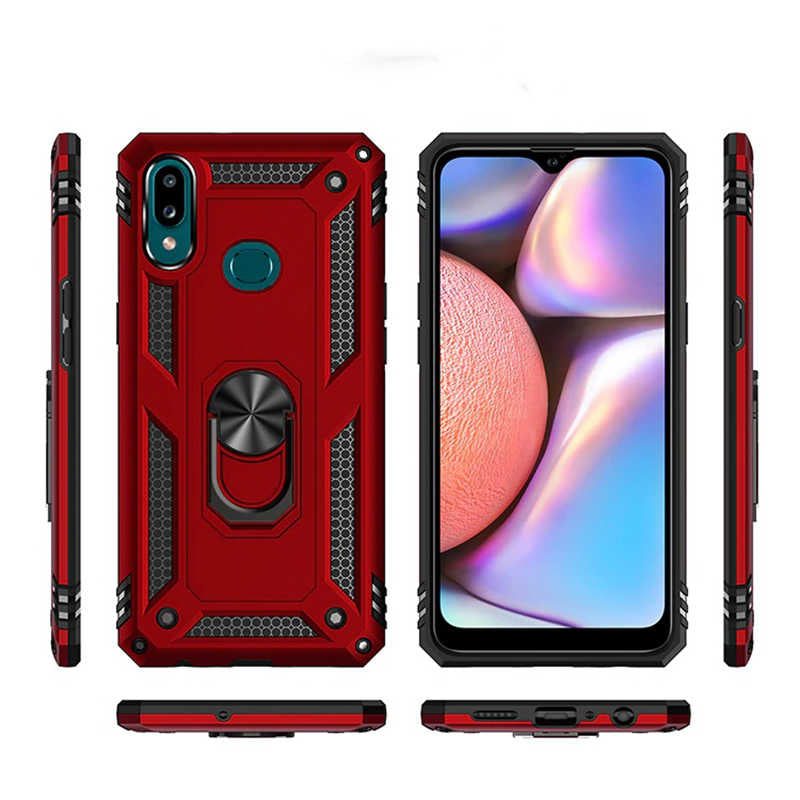 Galaxy A10S Kılıf Zore Vega Kapak Gold