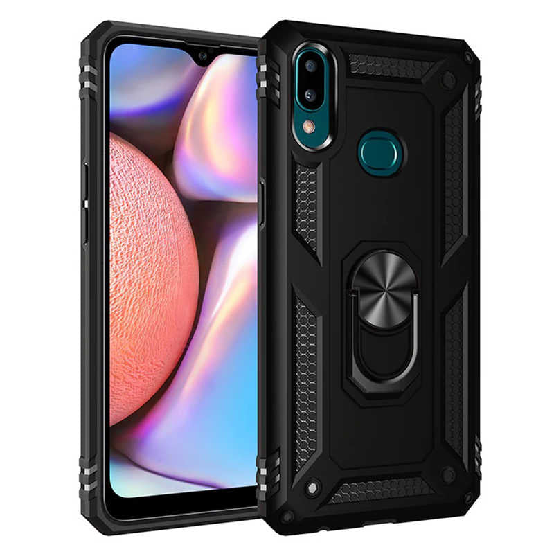 Galaxy A10S Kılıf Zore Vega Kapak Siyah