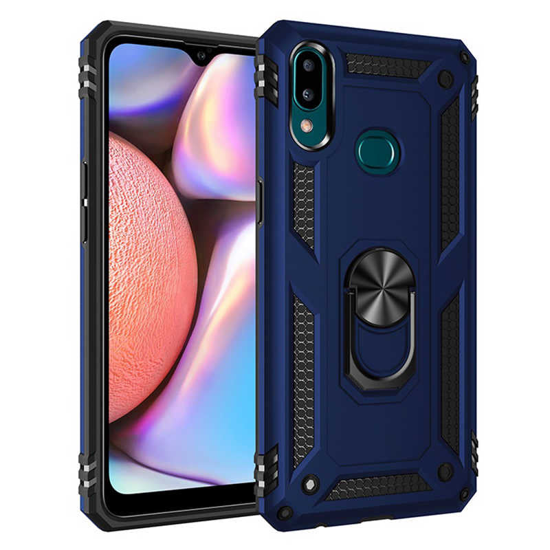 Galaxy A10S Kılıf Zore Vega Kapak Mavi
