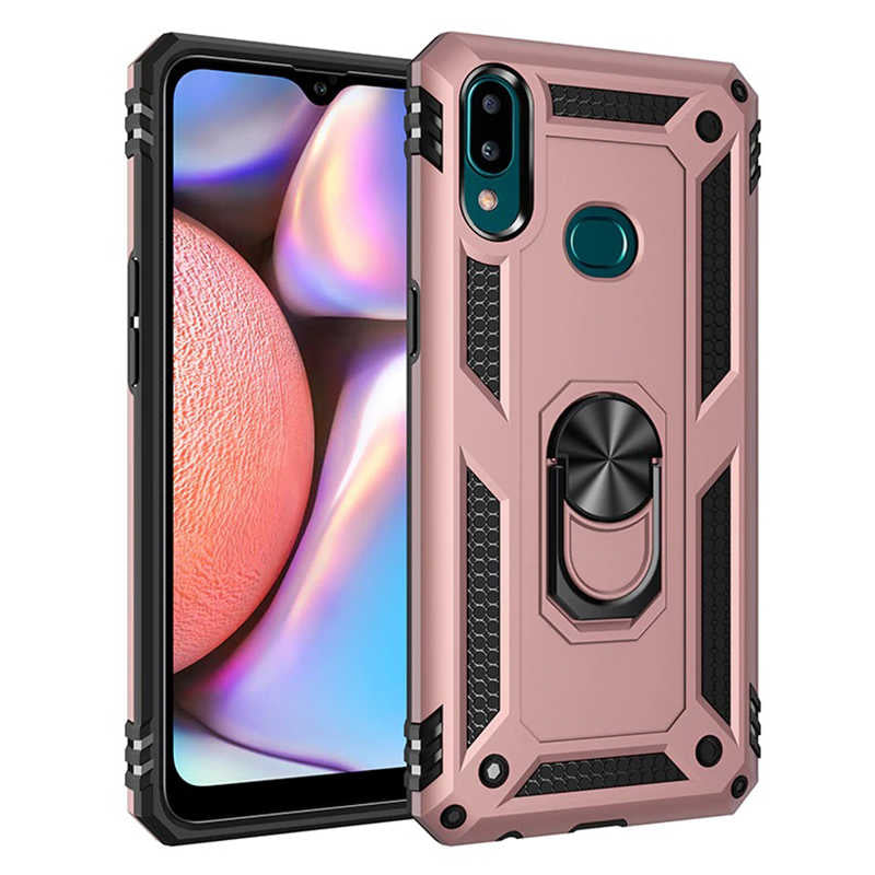 Galaxy A10S Kılıf Zore Vega Kapak Rose Gold